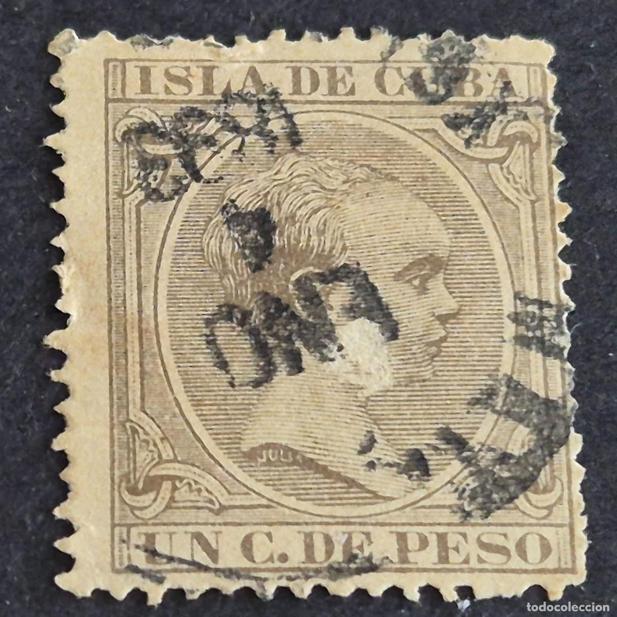 Sellos: ESPA&Ntilde;A, CUBA, 1890, ALFONSO XIII, EDIFIL 112, USADO, (LOTE AR)