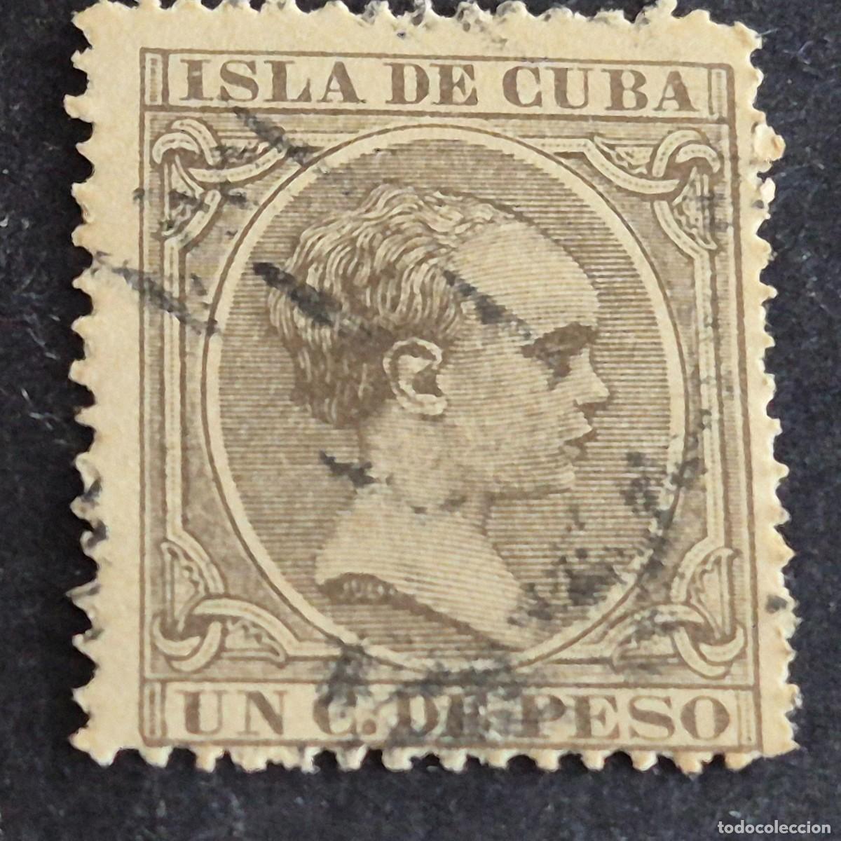 Sellos: ESPA&Ntilde;A, CUBA, 1890, ALFONSO XIII, EDIFIL 112, USADO, (LOTE AR)