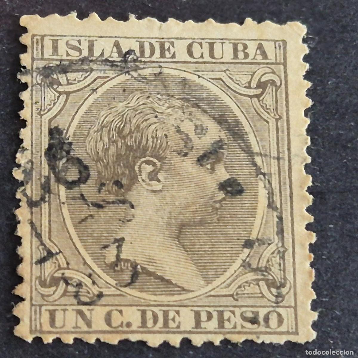 Sellos: ESPA&Ntilde;A, CUBA, 1890, ALFONSO XIII, EDIFIL 112, USADO, (LOTE AR)