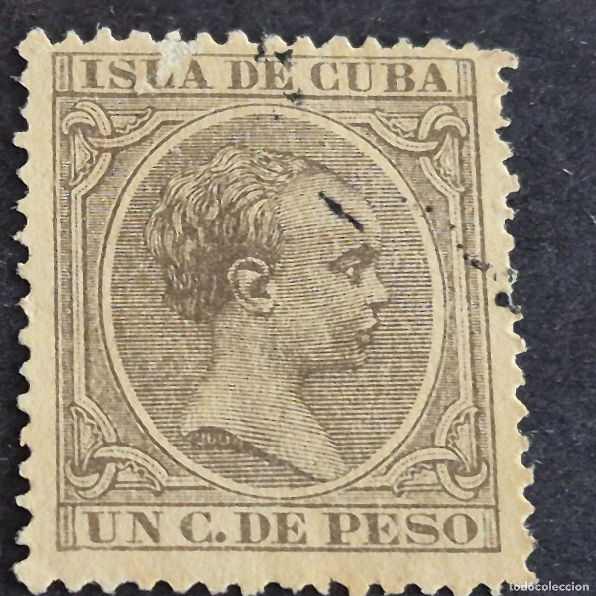 Sellos: ESPA&Ntilde;A, CUBA, 1890, ALFONSO XIII, EDIFIL 112, USADO, (LOTE AR)