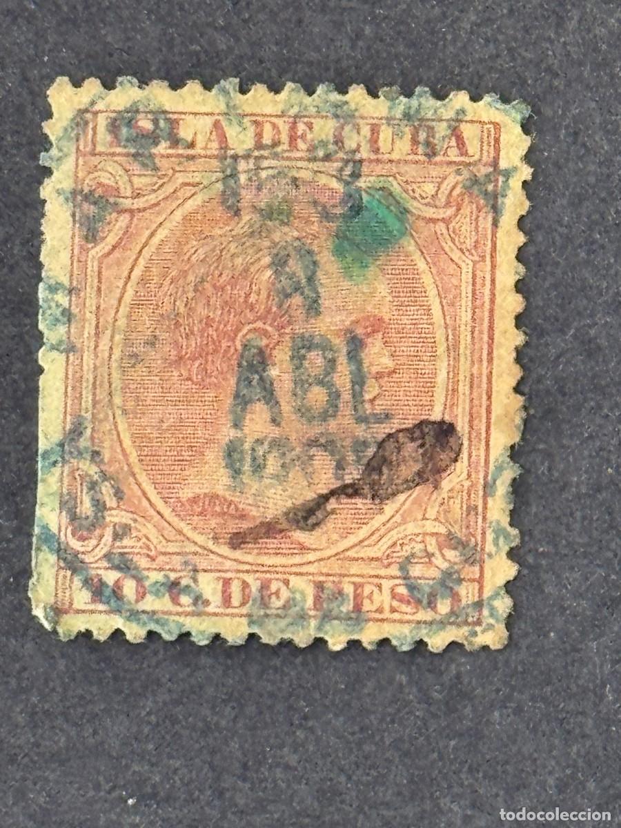 Sellos: Cuba, Alfonso XIII, 1891-1892, Edifil 128, usado