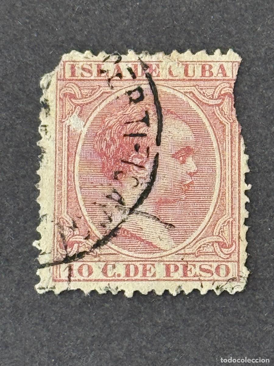 Francobolli: Cuba, Alfonso XIII, 1891-1892, Edifil 128, usado