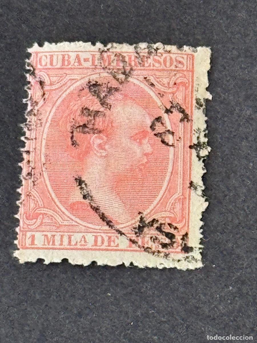 Sellos: Cuba, Alfonso XIII, 1894, Edifil 131, usado