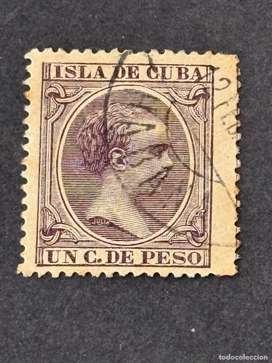 Sellos: Cuba, Alfonso XIII, 1896-1897, Edifil 146, usado