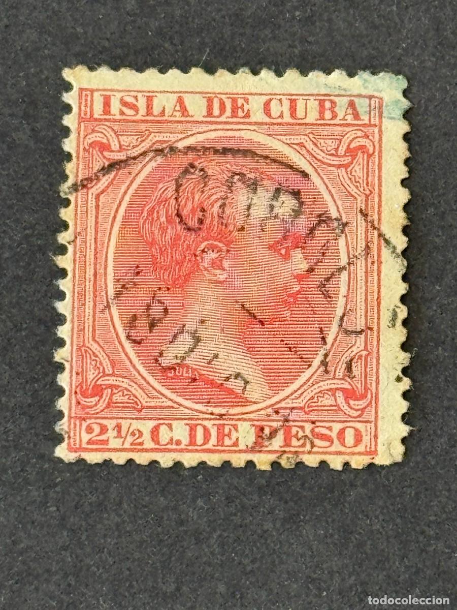 Sellos: Cuba, Alfonso XIII, 1896-1897, Edifil 148, usado