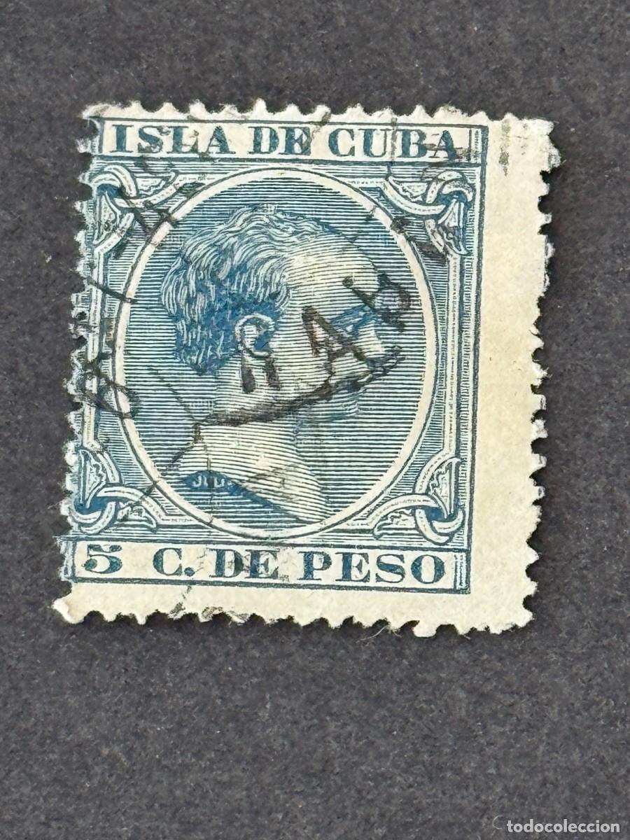 Francobolli: Cuba, Alfonso XIII, 1896-1897, Edifil 149, usado