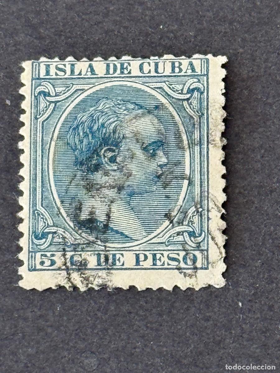 Sellos: Cuba, Alfonso XIII, 1896-1897, Edifil 149, usado