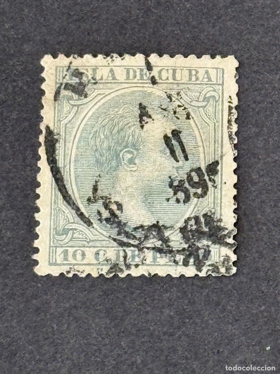 Sellos: Cuba, Alfonso XIII, 1896-1897, Edifil 150, usado