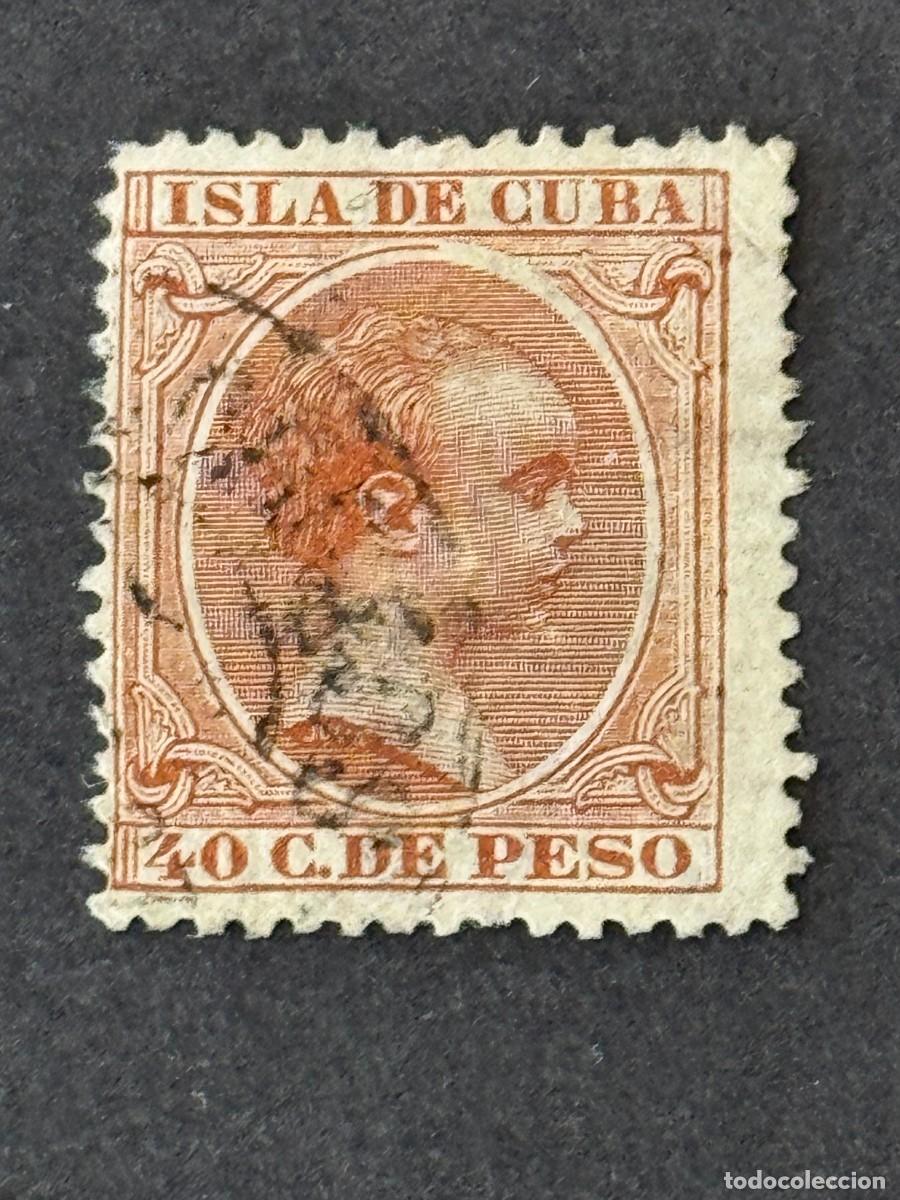 Sellos: Cuba, Alfonso XIII, 1896-1897, Edifil 152, usado