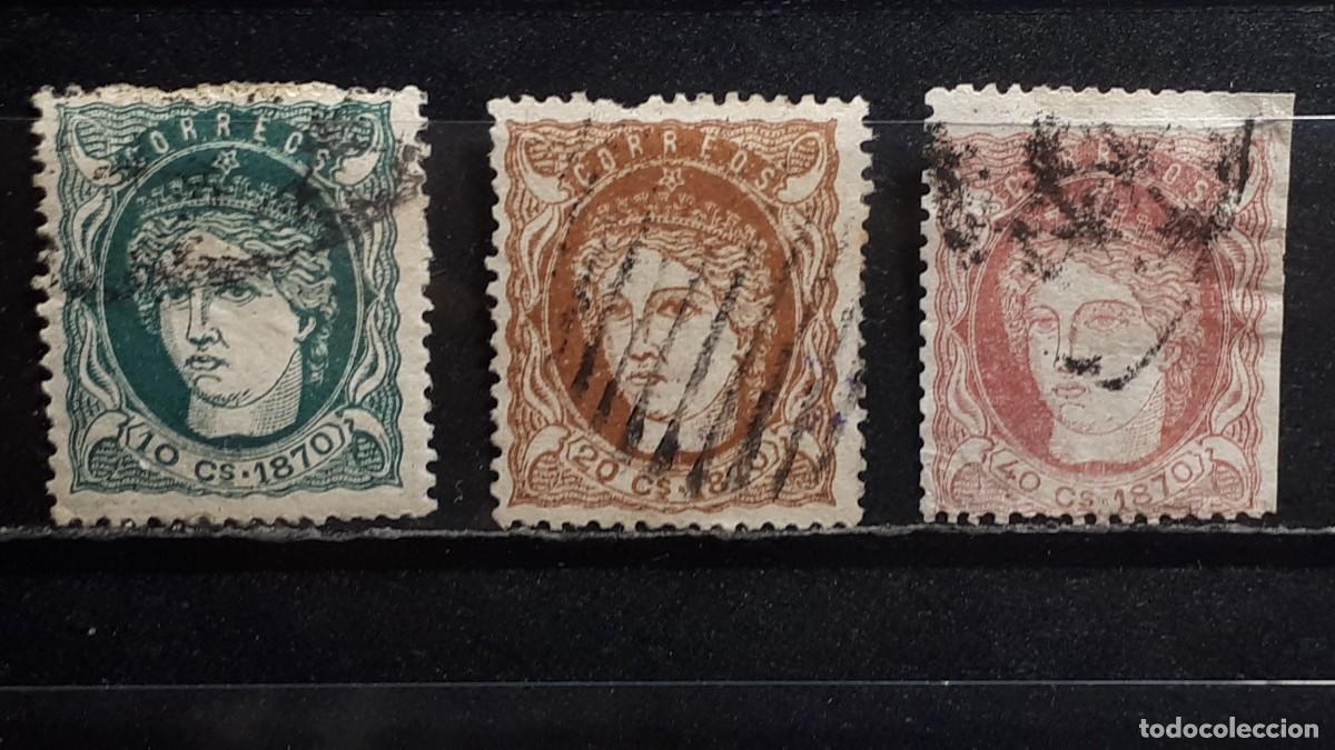 Sellos: ANTILLAS. A&Ntilde;O 1870. &deg;. EDIFIL 19/21.