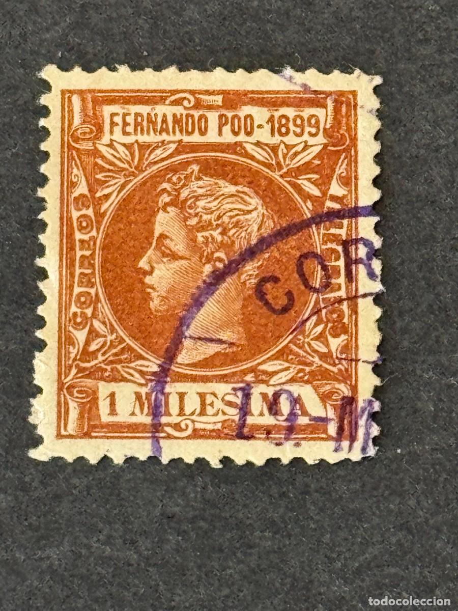 Sellos: Cuba, Alfonso XIII, 1898, Edifil 154, usado