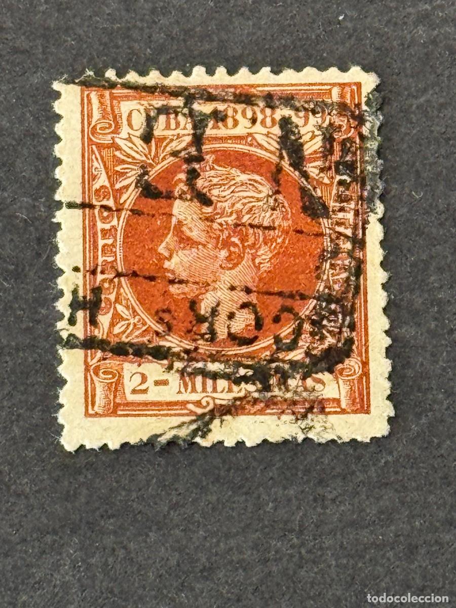 Francobolli: Cuba, Alfonso XIII, 1898, Edifil 155, usado