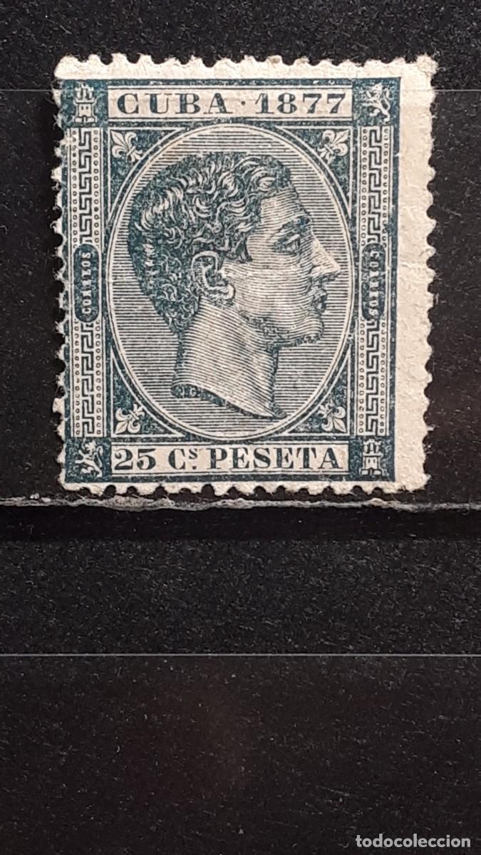Sellos: CUBA. A&Ntilde;O 1877. (*)/*. EDIFIL 41