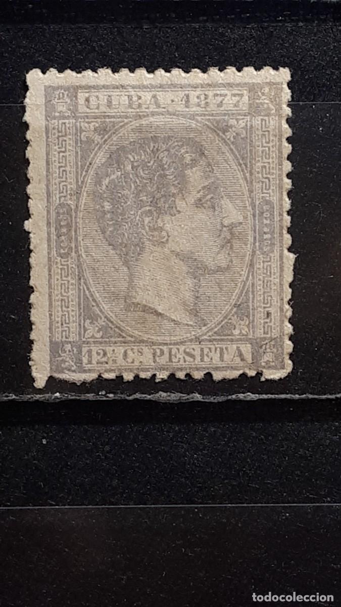 Sellos: CUBA. A&Ntilde;O 1877. (*)/*. EDIFIL 40