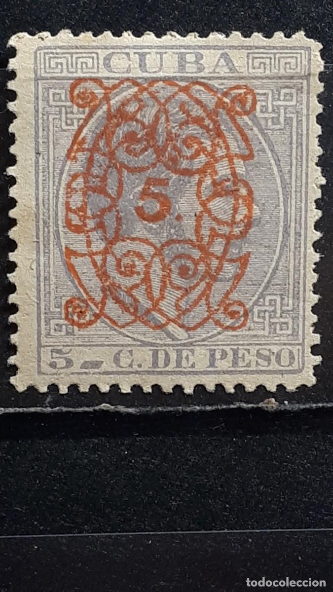 Sellos: CUBA. A&Ntilde;O 1883. *. EDIFIL 80