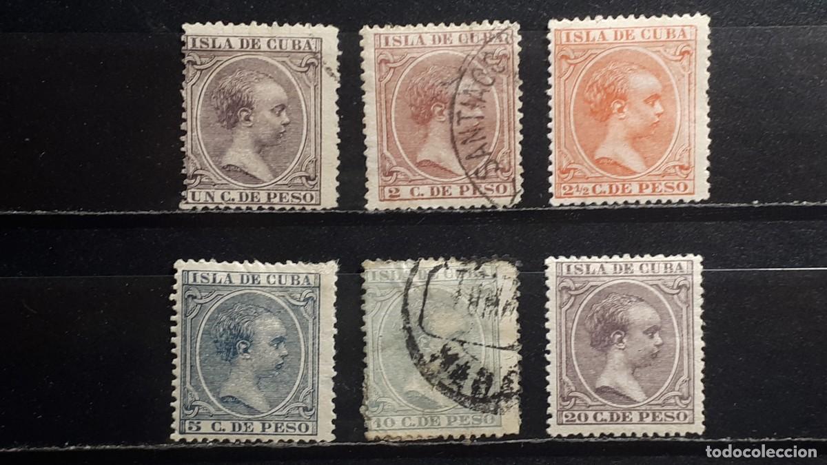 Sellos: CUBA. A&Ntilde;O 1896-7. */&deg;. EDIFIL 146/51