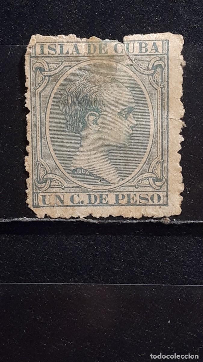 Sellos: CUBA. A&Ntilde;O 1894. (*)/*. EDIFIL 136