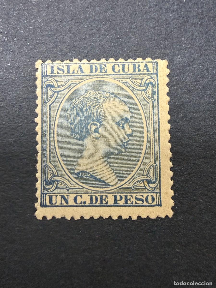 Sellos: CUBA, 1894. EDIFIL 136. ALFONSO XIII. NUEVO. CON CHARNELA
