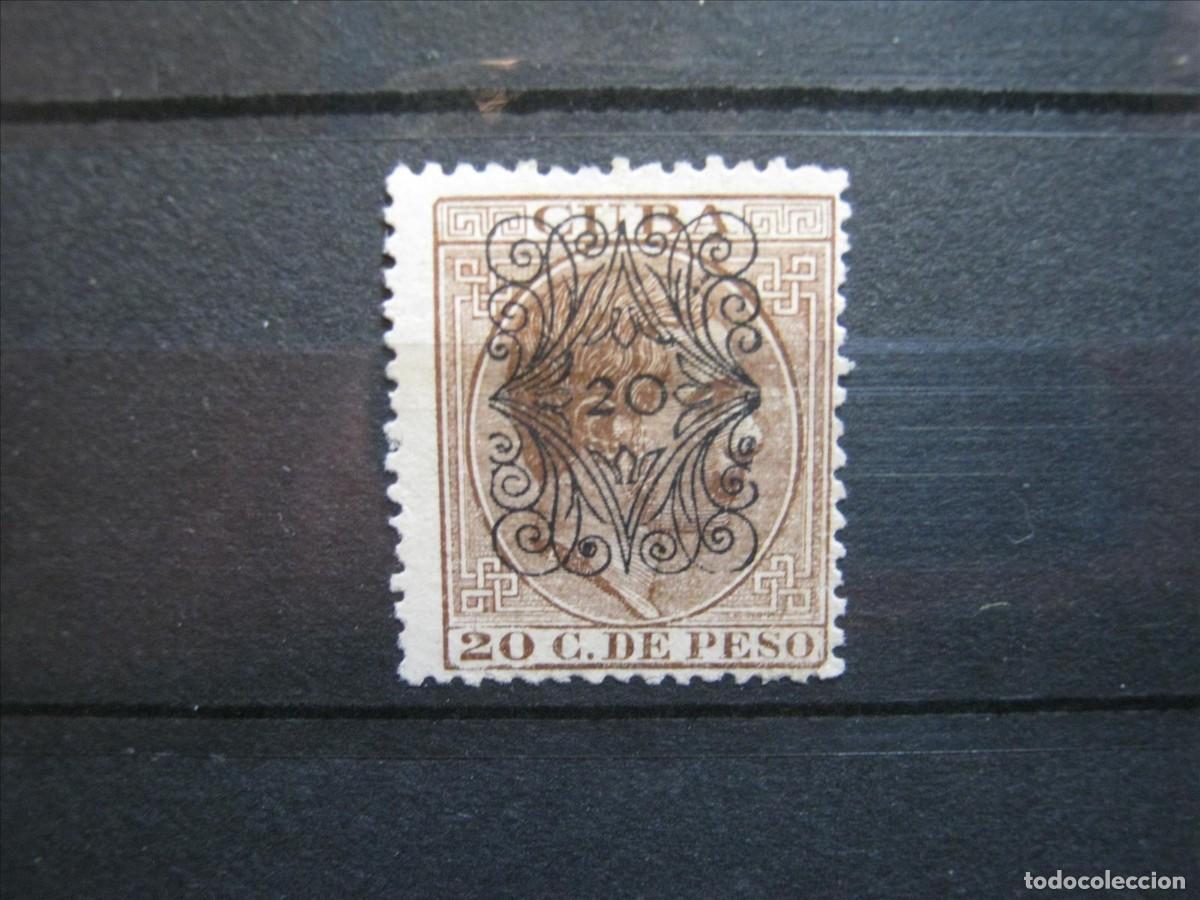 Sellos: CUBA 1883 ALFONSO XII EDIFIL 79 (*) DE LUJO.