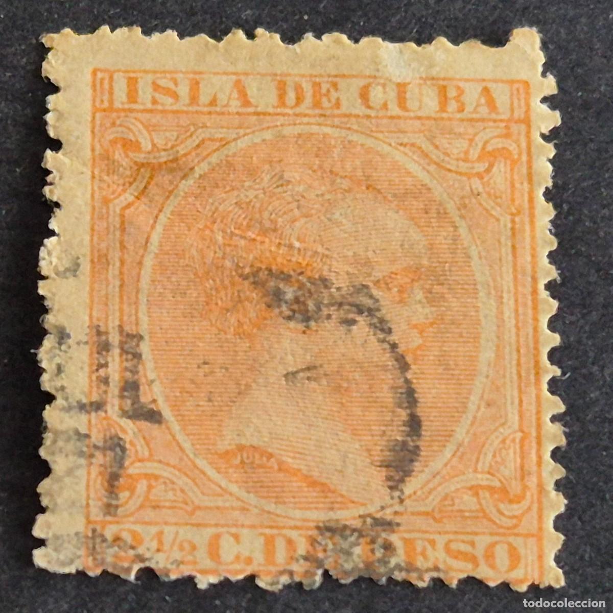 Sellos: ESPA&Ntilde;A, CUBA, 1891-1892, ALFONSO XIII, EDIFIL 126, USADO, (LOTE AR)