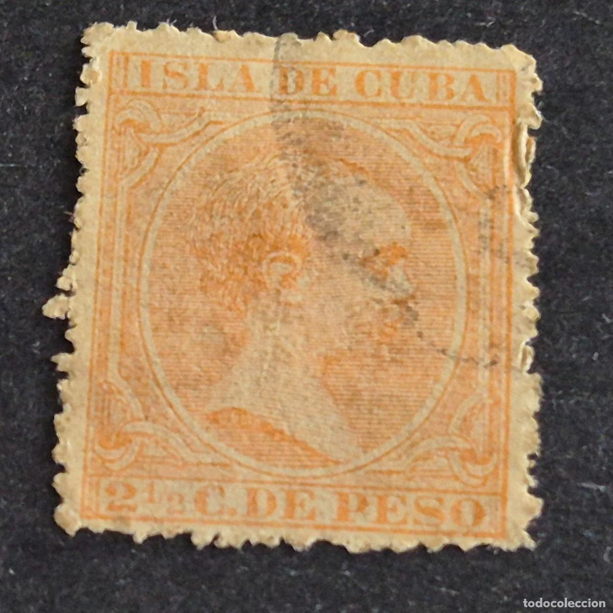 Sellos: ESPA&Ntilde;A, CUBA, 1891-1892, ALFONSO XIII, EDIFIL 126, USADO, (LOTE AR)