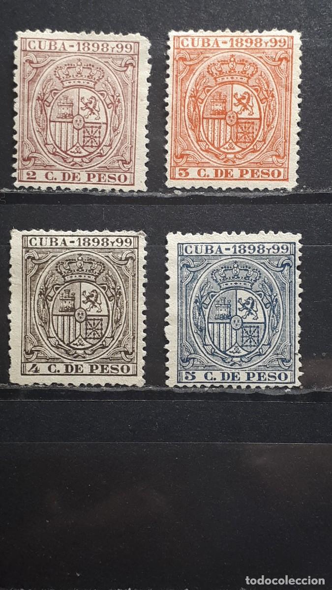 Sellos: CUBA. A&Ntilde;O 1898 (*)/* SELLOS fiscales