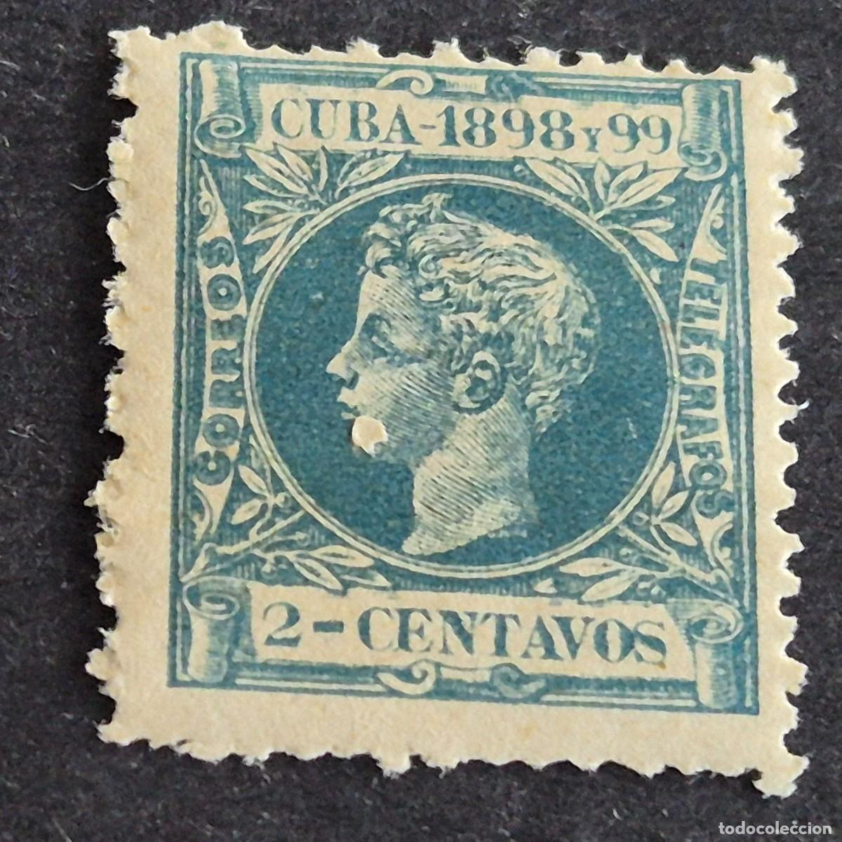 Sellos: ESPA&Ntilde;A, CUBA, 1898, ALFONSO XIII, EDIFIL 160, NUEVO CON ALGO DE GOMA, (LOTE AR)
