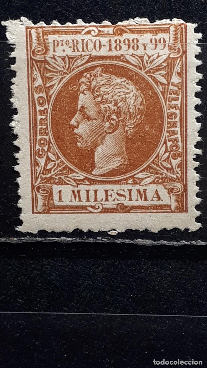 Sellos: PUERTO RICO. A&Ntilde;O 1898. *. Edifil 130.