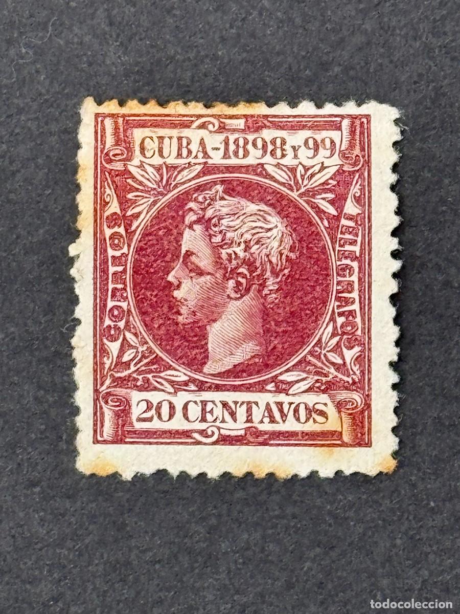 Sellos: Cuba, Alfonso XIII, 1898, Edifil 168, nuevo sin goma