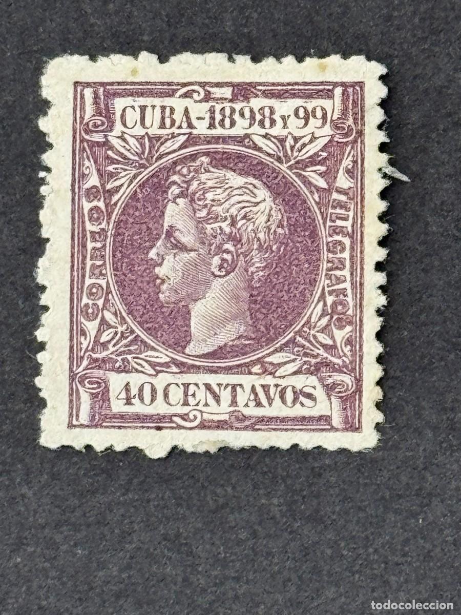Sellos: Cuba, Alfonso XIII, 1898, Edifil 169, nuevo sin goma