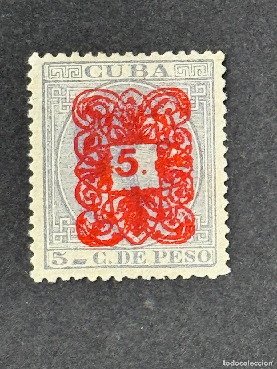 Sellos: Cuba, Alfonso XII, habilitado, 1883, Edifil 74, nuevo sin goma