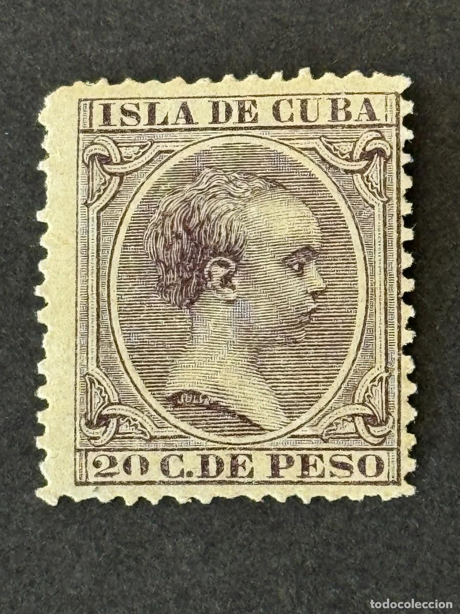 Sellos: Cuba, Alfonso XIII, 1890, Edifil 117, nuevo