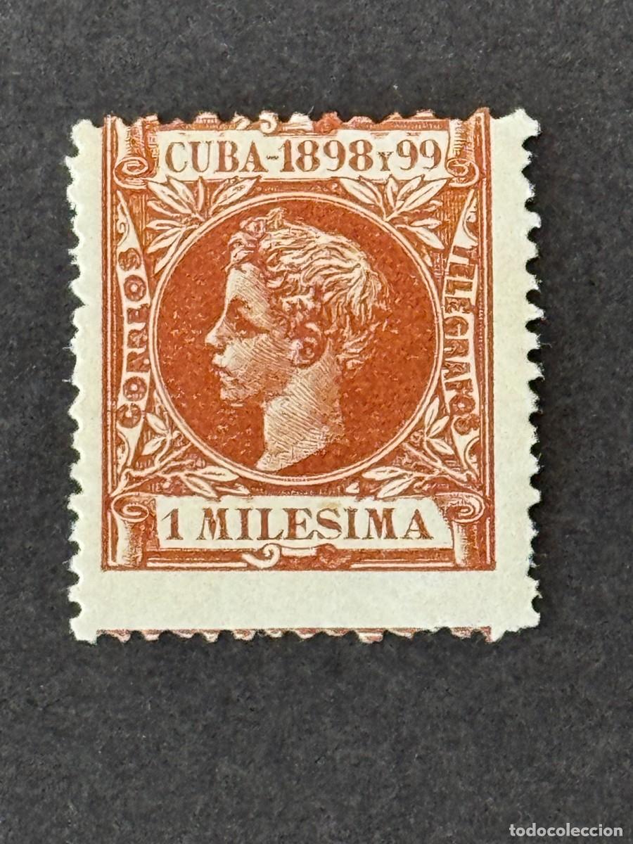 Sellos: Cuba, Alfonso XIII, 1898, Edifil 154, nuevo