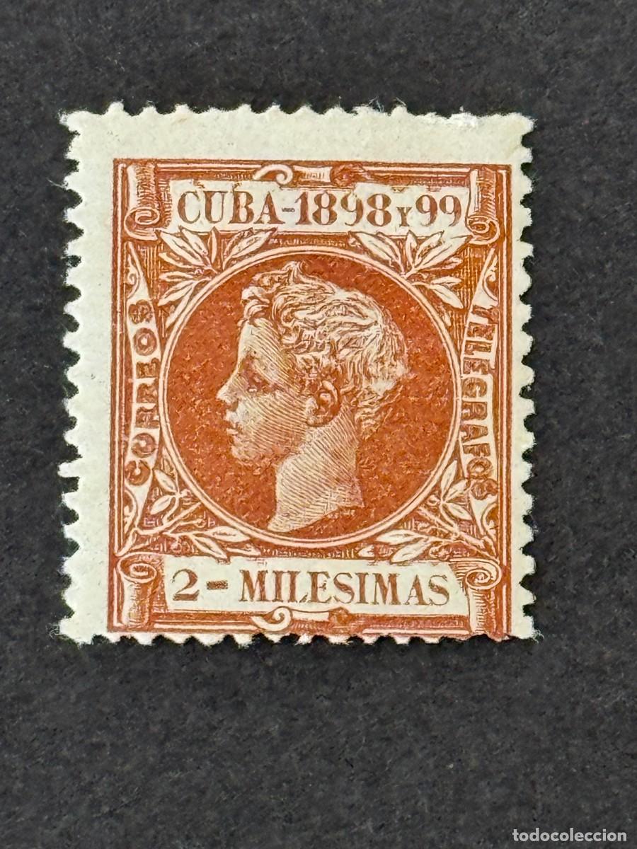 Sellos: Cuba, Alfonso XIII, 1898, Edifil 155, nuevo