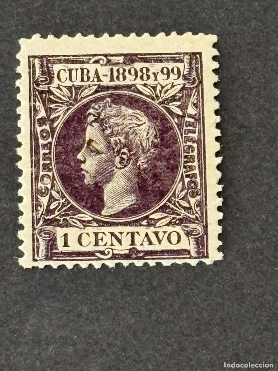 Sellos: Cuba, Alfonso XIII, 1898, Edifil 159, nuevo