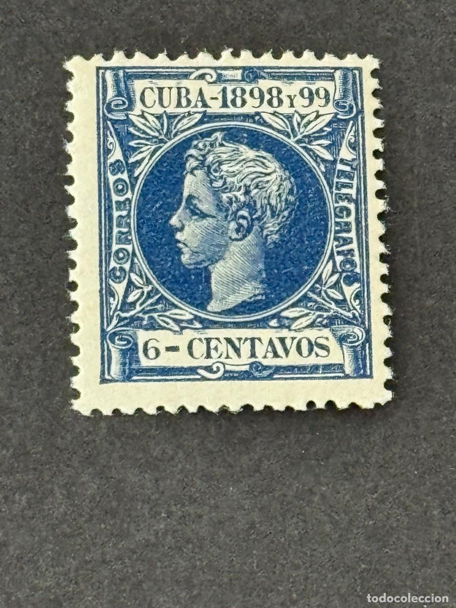 Sellos: Cuba, Alfonso XIII, 1898, Edifil 164, nuevo