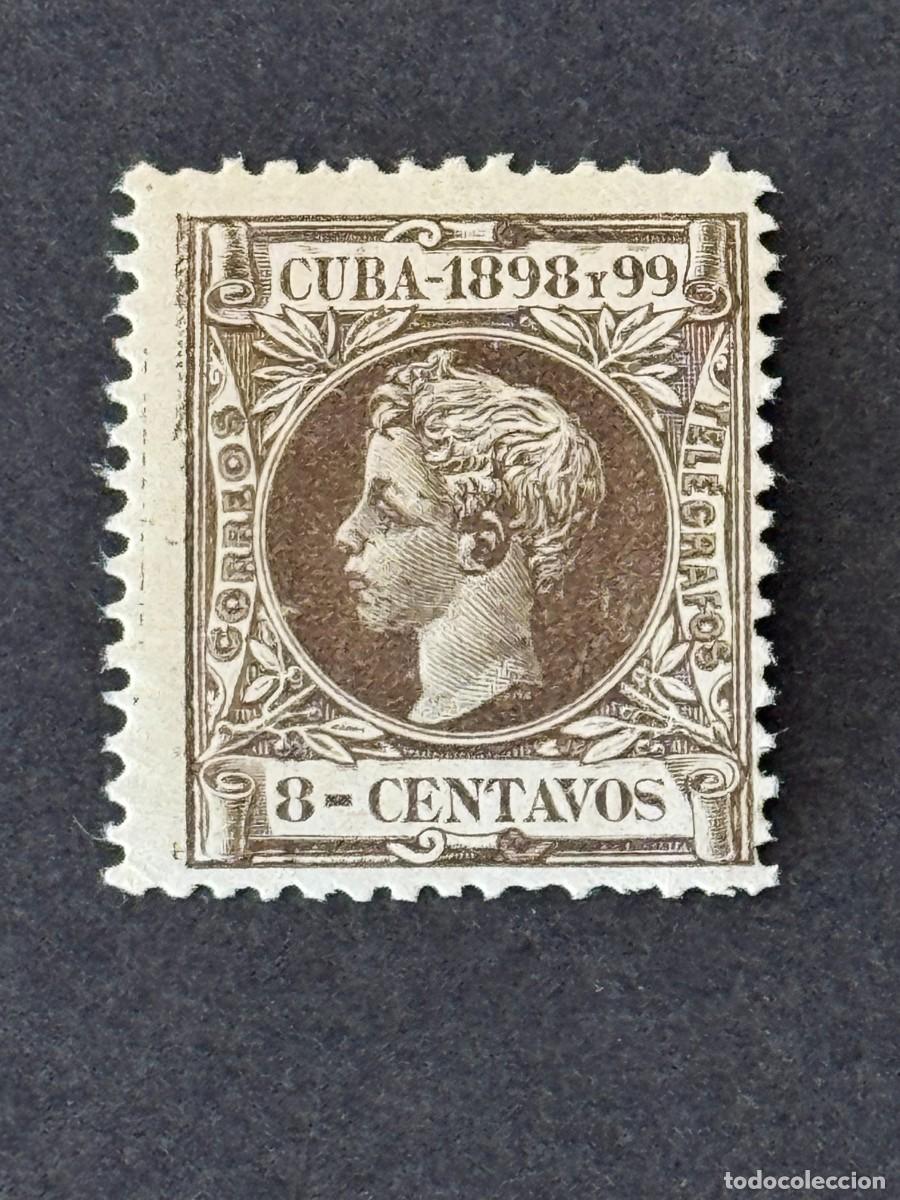 Sellos: Cuba, Alfonso XIII, 1898, Edifil 165, nuevo