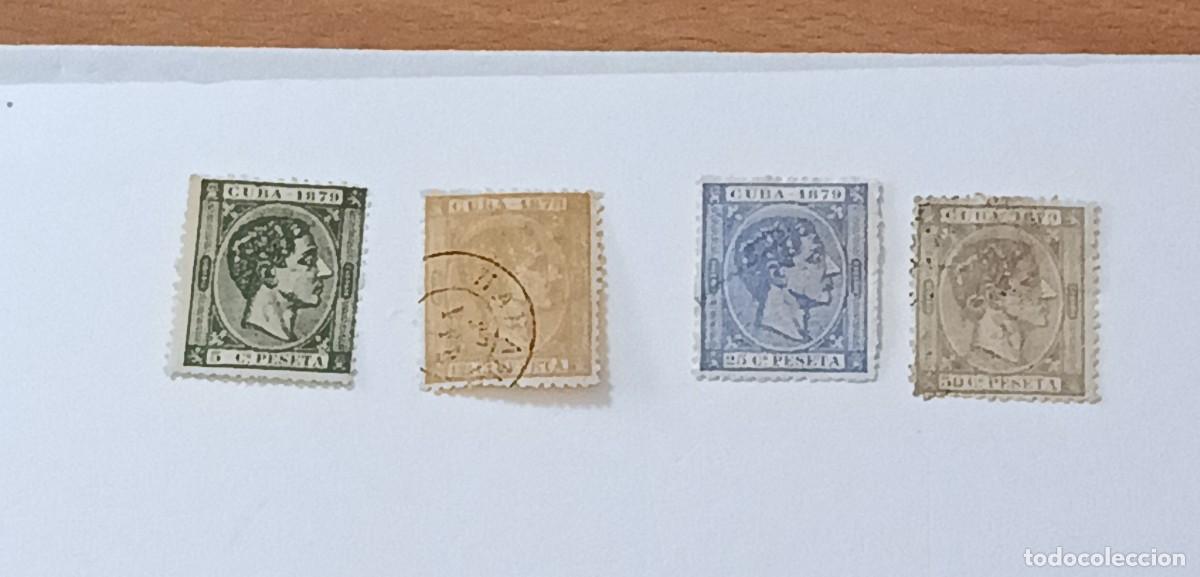 Sellos: Sellos Cuba 1879, edifil 50, 52/54