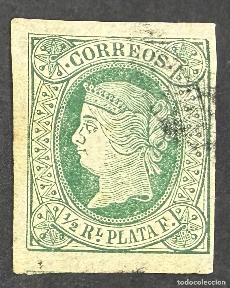 Sellos: ANTILLAS ESPA&Ntilde;OLAS, 1864. EDIFIL 10. USADO.