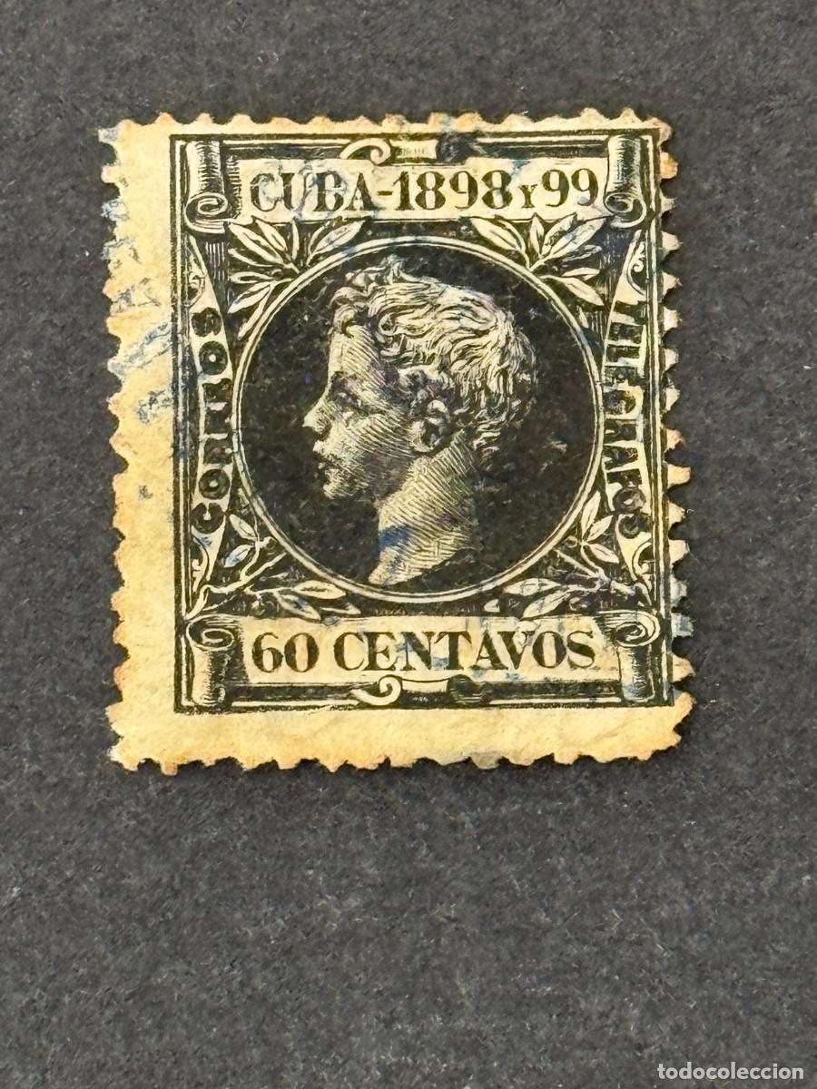 Sellos: Cuba, Alfonso XIII, 1898, Edifil 170, usado