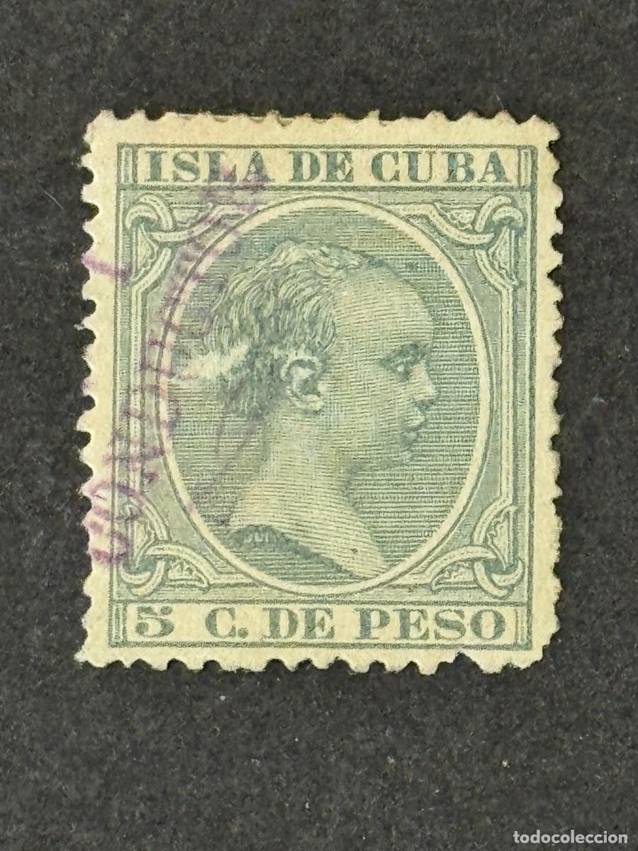 Sellos: Cuba, Alfonso XIII, 1891-1892, Edifil 127, usado