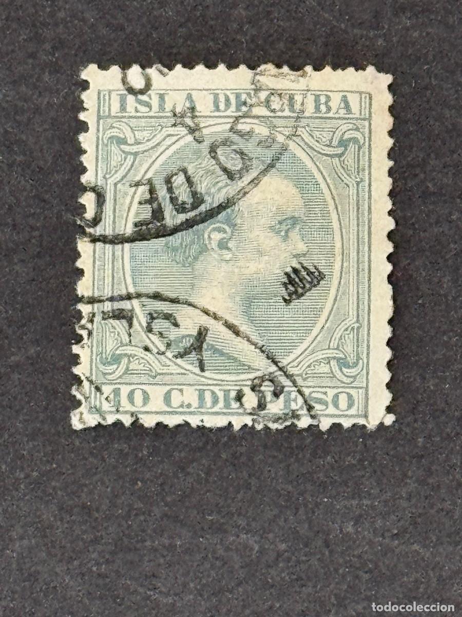 Sellos: Cuba, Alfonso XIII, 1896-1897, Edifil 150, usado