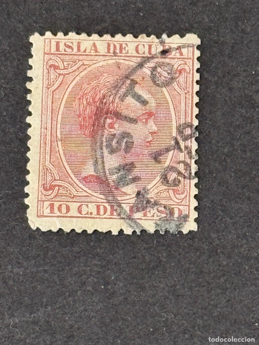 Sellos: Cuba, Alfonso XIII, 1891-1892, Edifil 128, usado