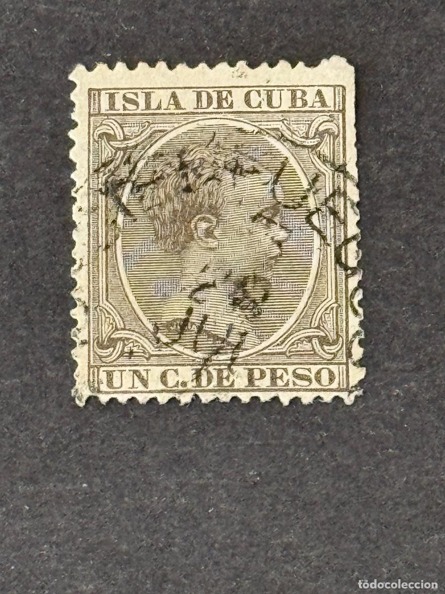 Sellos: Cuba, Alfonso XIII, 1891-1892, Edifil 124, usado