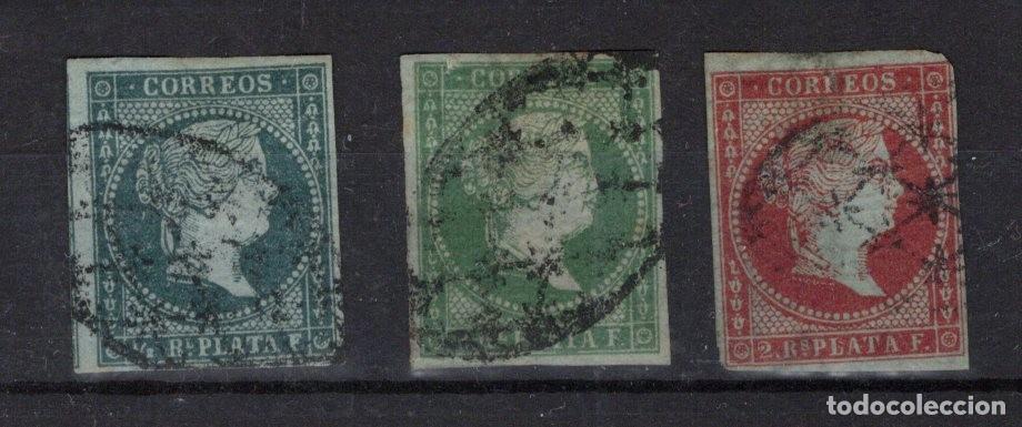 Selos: Sellos dependencias espa&ntilde;olas ANTILLAS a&ntilde;o 1855 EDIFIL 1/3&ordm; v.c. 30 &euro;