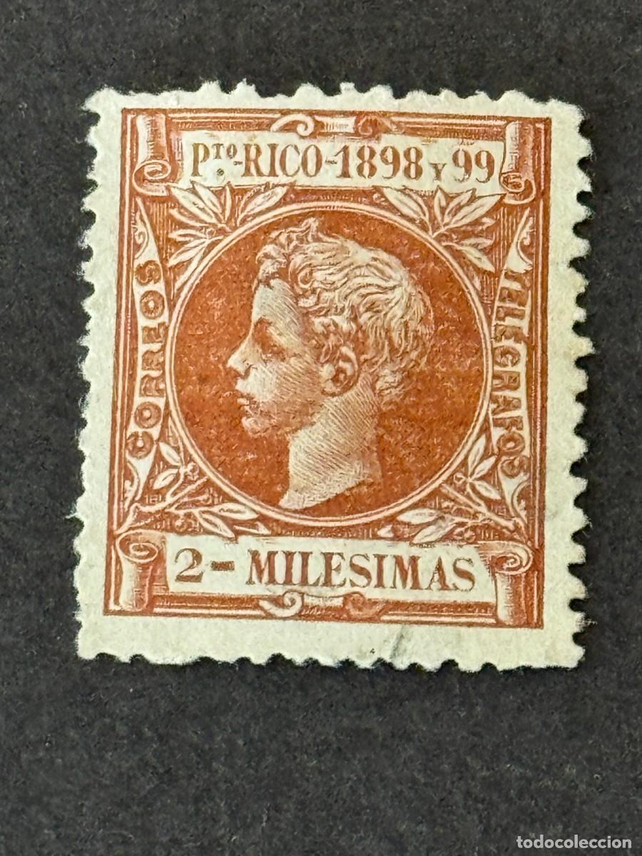 Sellos: Puerto Rico, Alfonso XIII, 1898, Edifil 131, nuevo sin goma