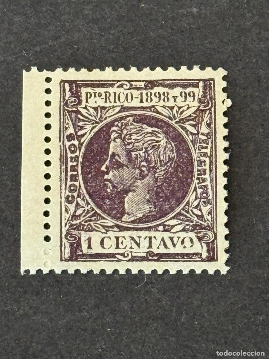 Sellos: Puerto Rico, Alfonso XIII, 1898, Edifil 135, nuevo