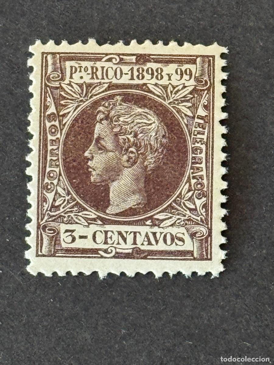 Sellos: Puerto Rico, Alfonso XIII, 1898, Edifil 137, nuevo