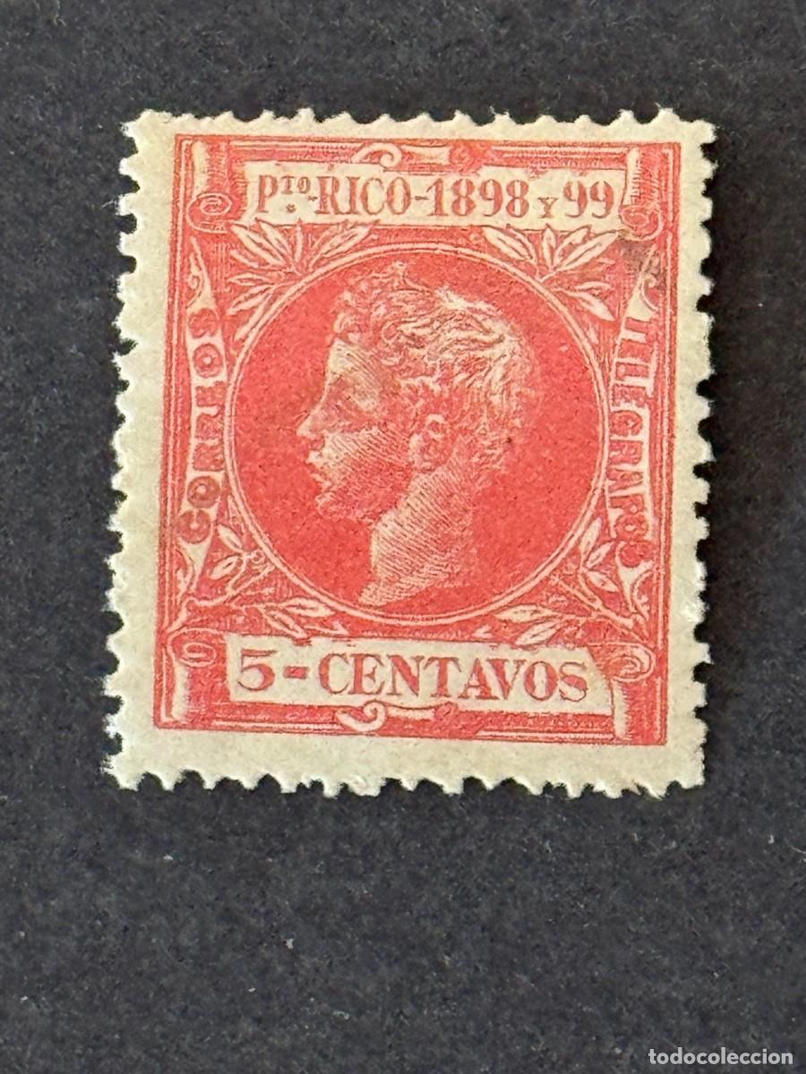 Sellos: Puerto Rico, Alfonso XIII, 1898, Edifil 139, nuevo