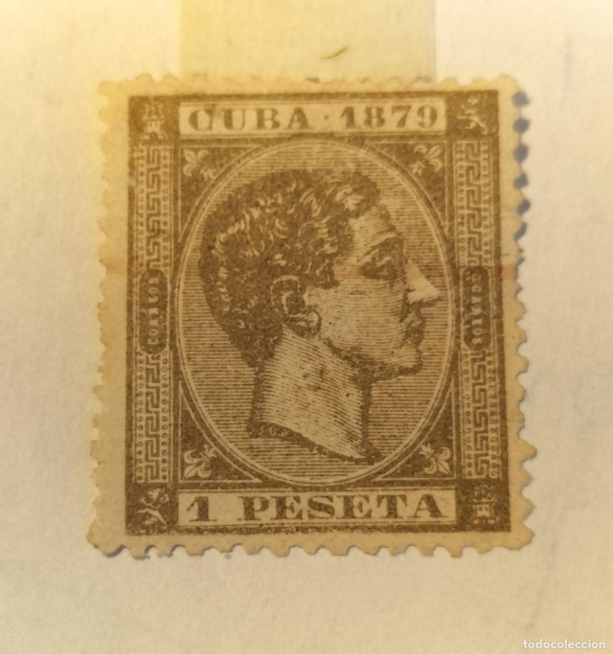 Sellos: SELLO CUBA - COLONIA ESPA&Ntilde;OLA - ALFONSO XII - 1879 EDIFIL 55.